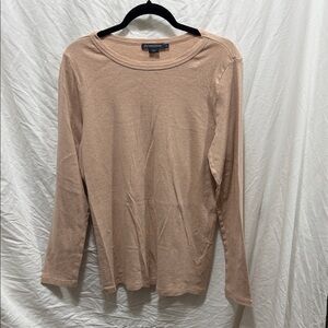 Pendleton Women's Beige Long Sleeve Top